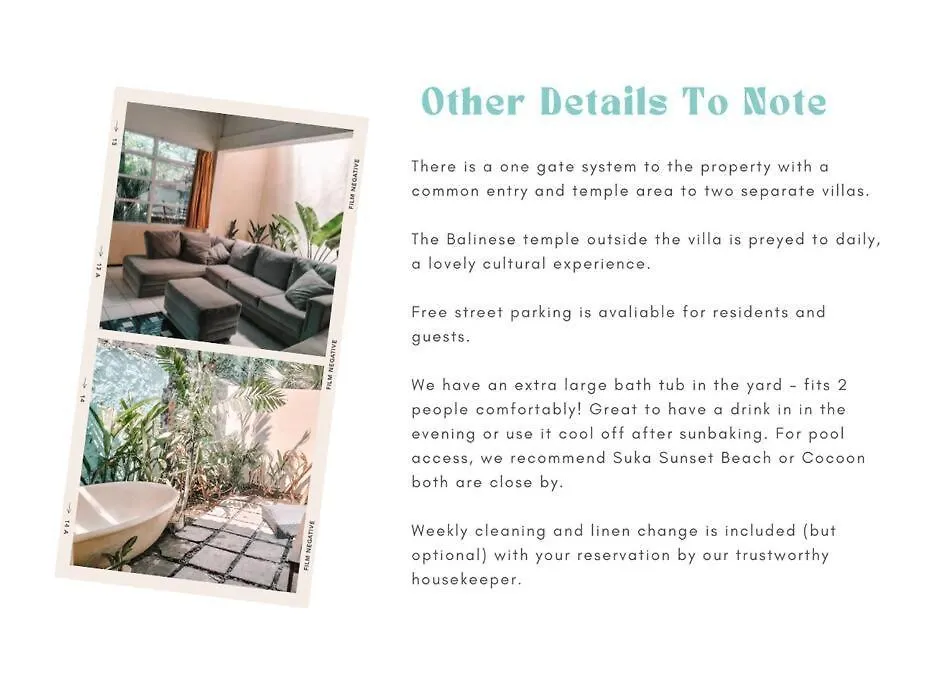 Garden Getaway Villa Seminyak Beach